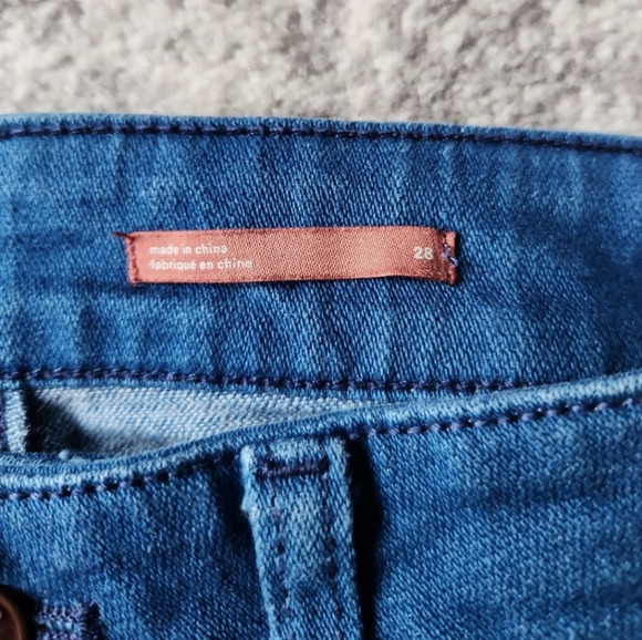 Anthropologie Women's‎ Size 28 Pilcro Patch Pocket Flare Jeans Denim - Picture 3 of 4